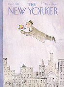 New Yorker February 15th, 1964 Painting by William Steig