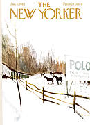 New Yorker January 6th, 1962 Painting by James Stevenson