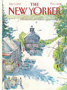 New Yorker July 4th, 1983 Painting by Arthur Getz