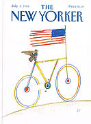 New Yorker July 8th, 1985 Painting by Saul Steinberg