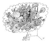 New Yorker March 2nd, 1963 Drawing by Saul Steinberg
