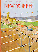 New Yorker November 24th, 1956 Painting by Robert J Day