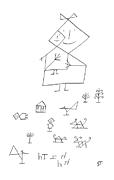 New Yorker November 30th, 1957 Drawing by Saul Steinberg
