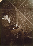 Nikola Tesla Photograph by Granger