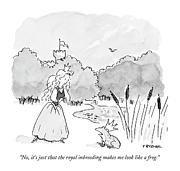 No, It's Just That The Royal Inbreeding Makes Drawing by Pat Byrnes
