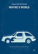No211 My Waynes World minimal movie poster Digital Art by Chungkong Art