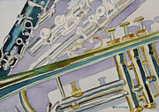 Noon Trio Painting by Jenny Armitage