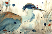 November In the Pond Painting by Dawn Derman November In the Pond Painting by Dawn Derman
