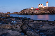 Nubble Light along Maine's Rugged Coast York Beach Maine Photograph by Dawna Moore Photography