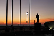 Ocean City Firefighter's Memorial at Sunrise Photograph by Robert Banach Ocean City Firefighter's Memorial at Sunrise Photograph by Robert Banach