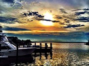 Ocean City Sunset Photograph by Chris Montcalmo