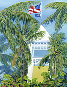 Ocean Reef Club Painting by Danielle Perry