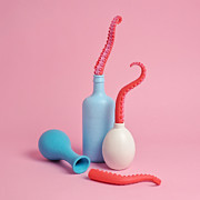 Octopus Tentacles In Vases Photograph by Juj Winn