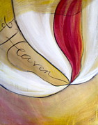 Of Heaven  Painting by Anna Elkins