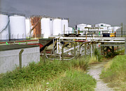 Oil Storage Depot Photograph by Science Photo Library