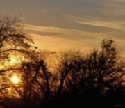 Oklahoma Sunset Painting by Jeffrey Kolker Oklahoma Sunset Painting by Jeffrey Kolker