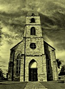 Old St. Mary's Church in Fredericksburg Texas in Sepia Photograph by Michael Tidwell Old St. Mary's Church in Fredericksburg Texas in Sepia Photograph by Michael Tidwell