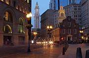 Old State House and Custom House in Boston Photograph by Juergen Roth