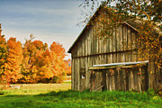 Old weathered barn Photograph by Jeff Folger