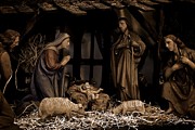 Olive Wood Nativity  Photograph by Frank J Casella