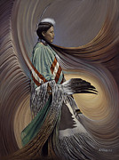 On Sacred Ground Series I Painting by Ricardo Chavez-Mendez