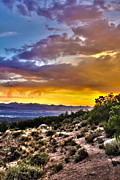 Oquirrh Mountain Sunset Photograph by Flat Owl Photo