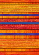 Orange and Blueberry Bars Painting by David K Small