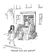 Osmond!  Lower Your Eyebrows! Drawing by George Booth