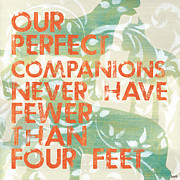 Our Perfect Companion Painting by Debbie DeWitt
