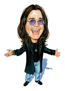 Ozzy Osbourne Painting by Art  