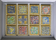 P2P-5 gold Painting by KUNST MIT HERZ Art with heart
