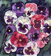 Pansies Painting by Katherine Miller