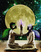 Papagena and Papageno Digital Art by Alessandro Della Pietra