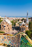 Park Guell by Gaudi in Barcelona Spain Europe Photograph by Matthias Hauser
