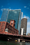 LaSalle Bridge gracefully spanning the Chicago River Photograph by Dejan Jovanovic