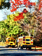 Parked School Buses Photograph by Susan Savad Parked School Buses Photograph by Susan Savad