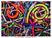 Particle Track Thirty-two Painting by Scott Wallin
