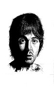 Paul McCartney Drawing by Kenneth Stock