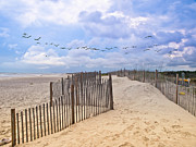 Pawleys Island Beach Scene Photograph by Mike Covington