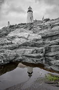 Pemaquid lighthouse in Bristol Maine Photograph by Jeff Folger