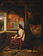 Penelope Painting by Thomas Seddon