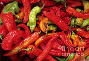 Peppers At Street Market Photograph by William H. Mullins