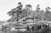 Perry's Expedition To Japanmatthew Painting by Granger