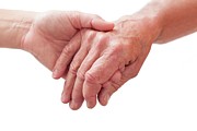 Person Holding Another's Hand Photograph by Science Photo Library