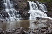 Photograph of Lower Gooseberry Falls in Minnesota Photograph by Randall Nyhof