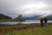 Photographers at Eilean Dunan Castel Scotland UK Photograph by Dubi Roman