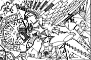 Piano  Drawing by Daniel Rustad