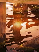 Pier Reflections Photograph by Mike Marsden