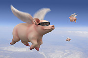 Pigs Fly Photograph by Mike McGlothlen