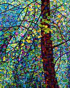 Pine Sprites Painting by Mandy Budan